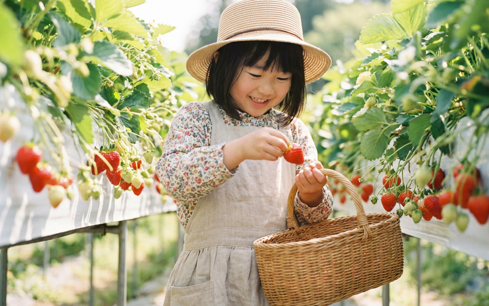One-day strawberry picking tour in Saga, Kyushu | Arita Ceramic Park & Takeo Onsen & Yūtoku Inari Shrine & Oouo Shrine one-day tour (departing from Fukuoka)