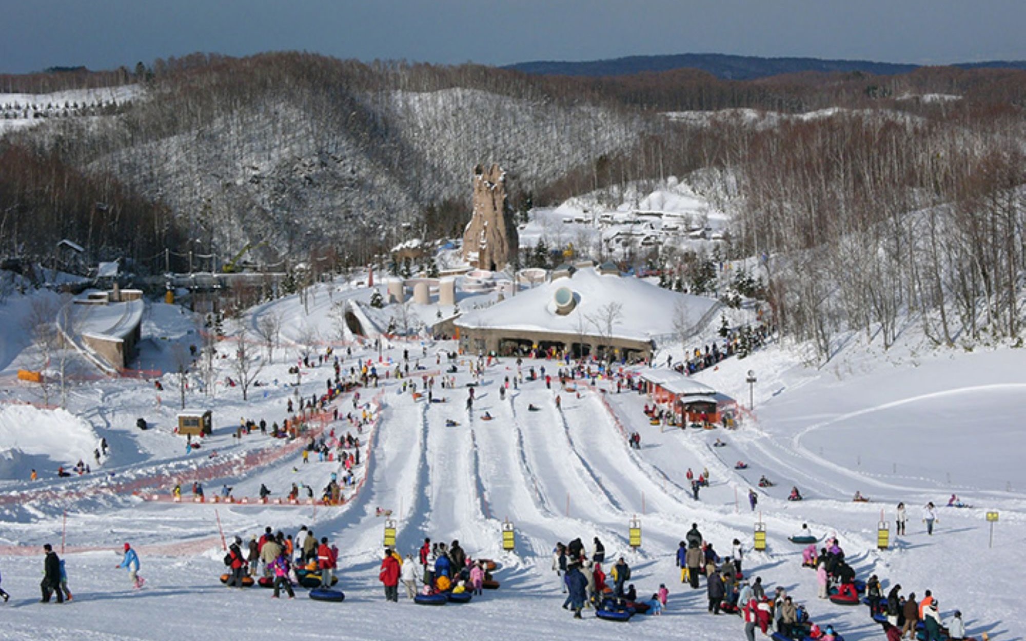 [Snow Playing]Takino SnowWorld &Hill of the Buddha& Hitsujigaoka