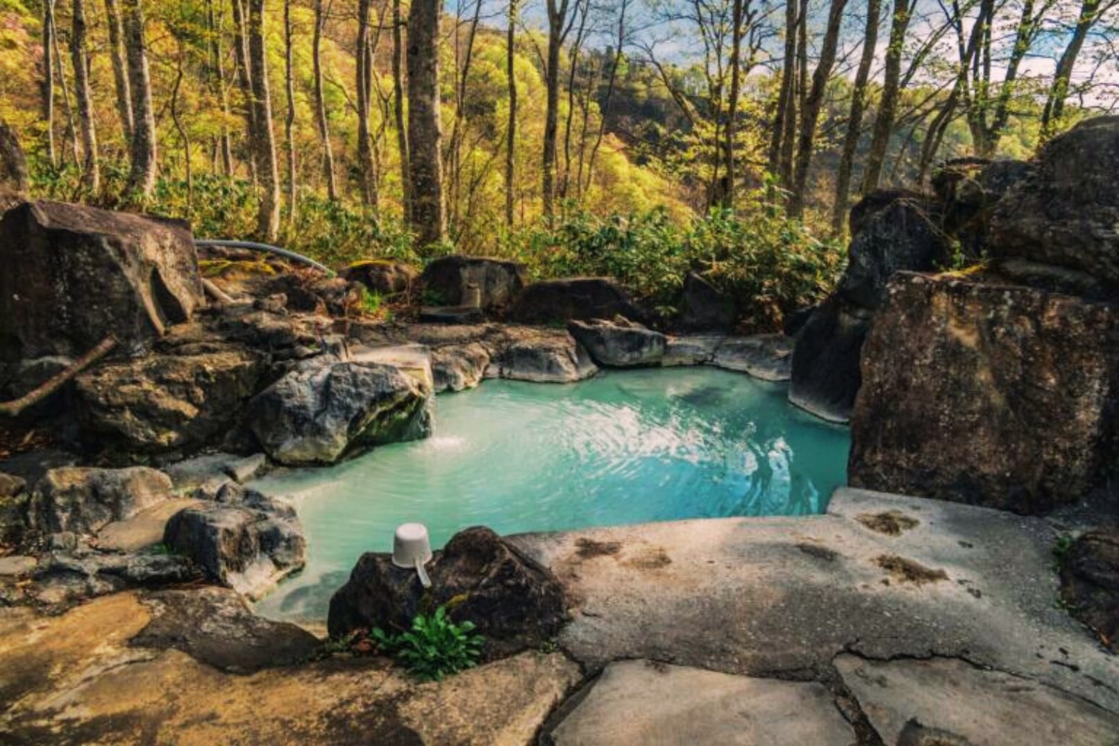 Relax at Wild Outdoor Onsen(Tsubame onsen)