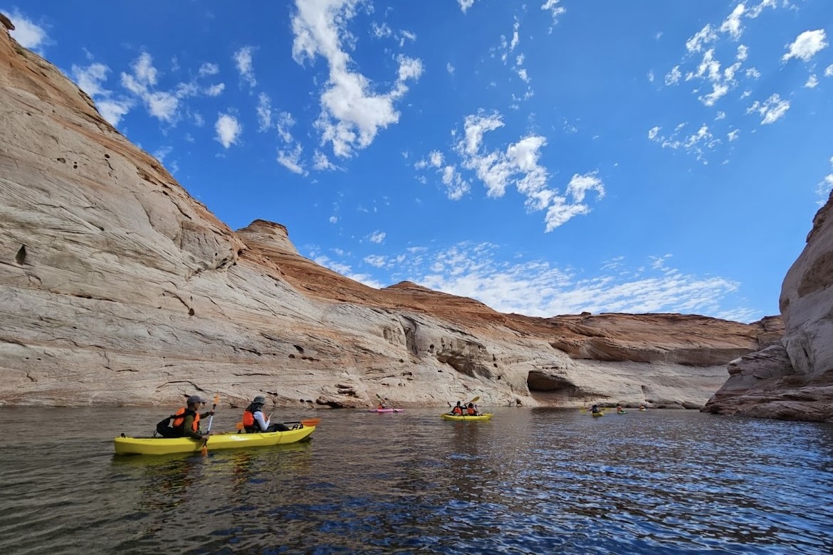 Page/Lake Powell: Guided Kayak & Water Antelope Canyon Tour