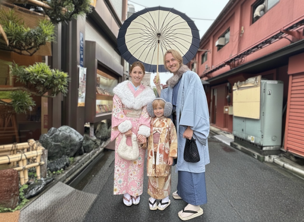 自由配搭您的和服風格！🎨✨ 只需¥550起即可加購可愛配飾及升級💖 此造型採用我們的復古及復古高級系列👘💫 享受專業人士提供的高品質穿搭及髮型設計💄📸 讓您的日本之旅絕對值得在Instagram分享！🌟