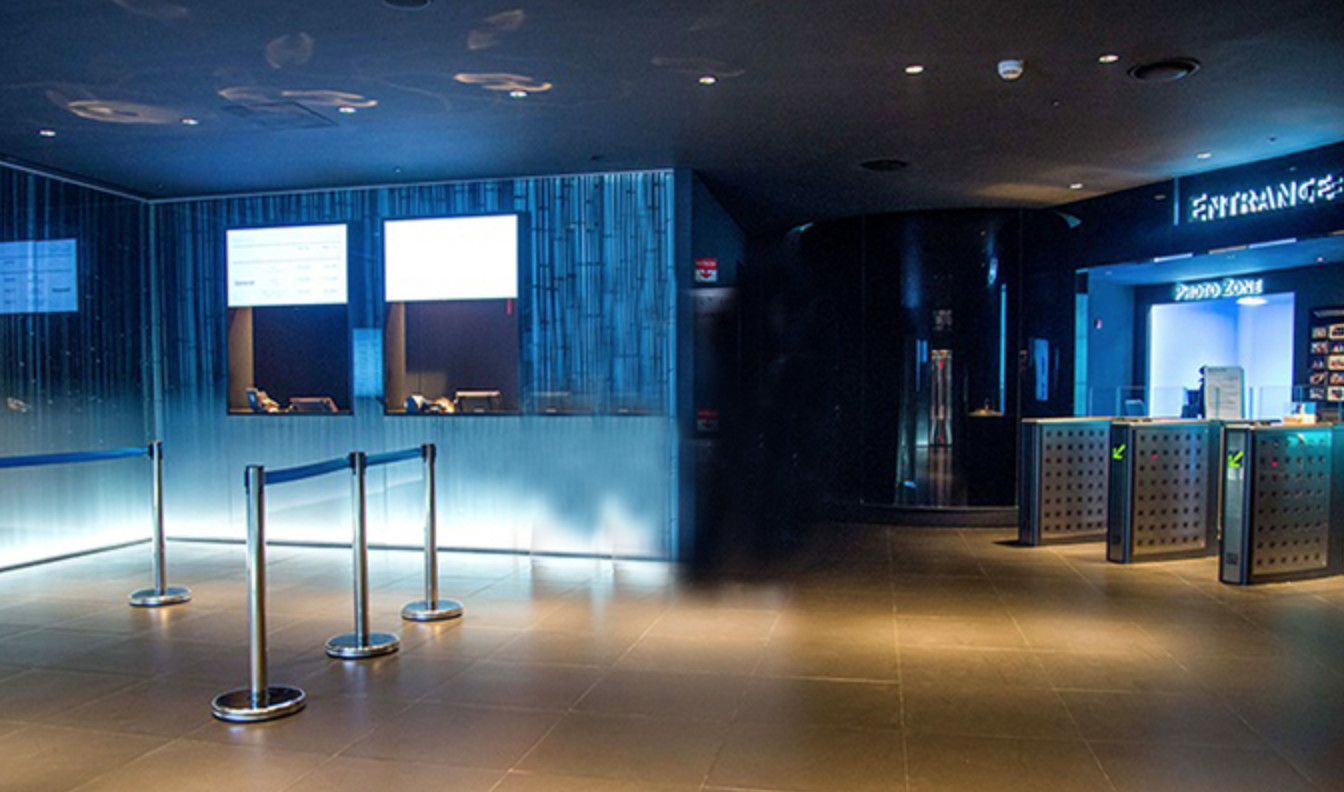 Ticketing Counter located in floor B1 