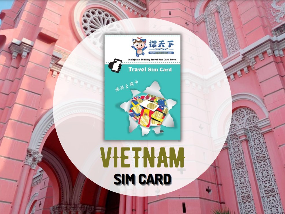越南 4G 上網 SIM 卡（新加坡／馬來西亞郵寄到府）