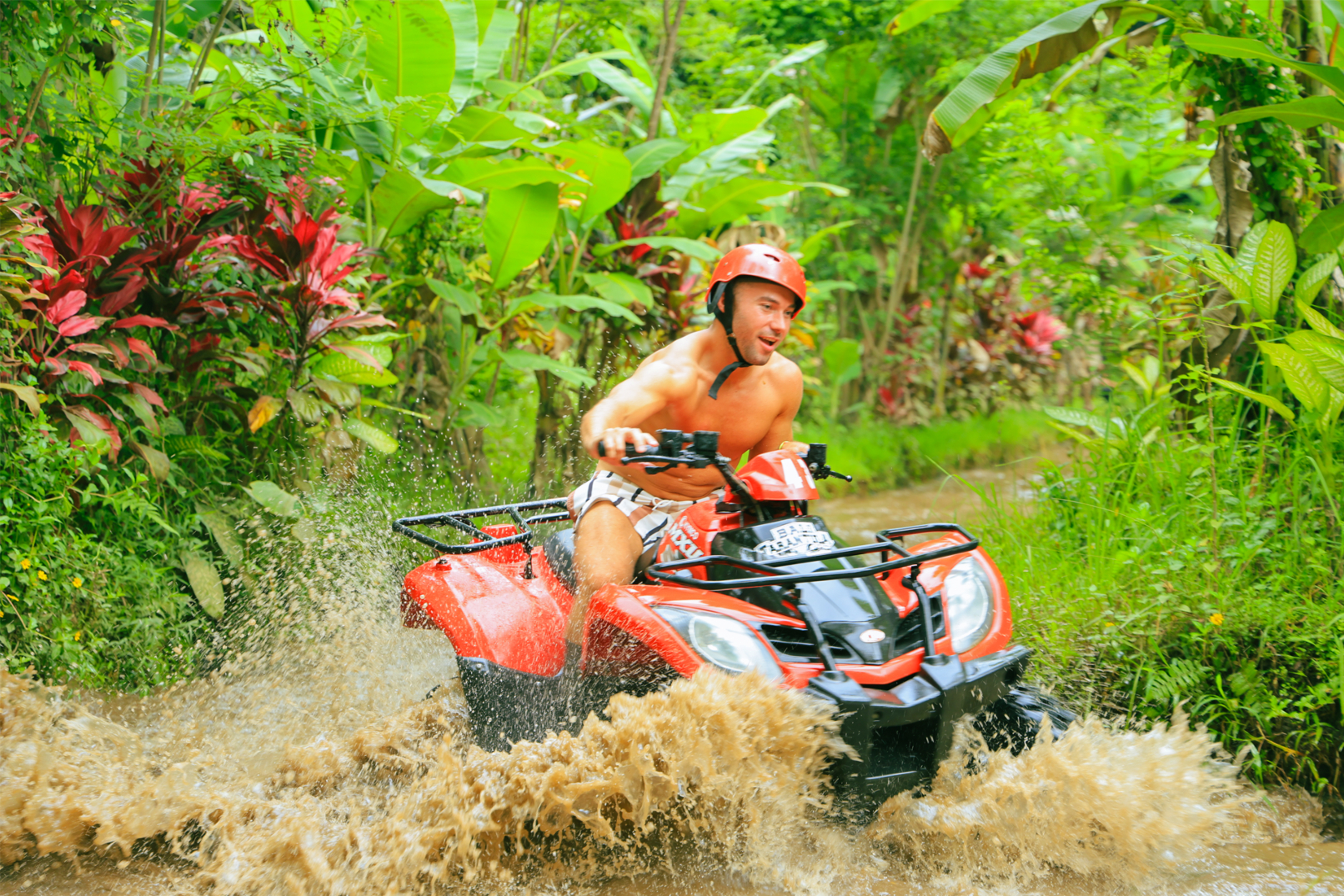 Get ready to get muddy and ride through Bali’s wild jungle trails, rivers, tunnels, and epic off road tracks. Get ready to get muddy and ride through Bali’s wild jungle trails, rivers, tunnels, and epic off road tracks.