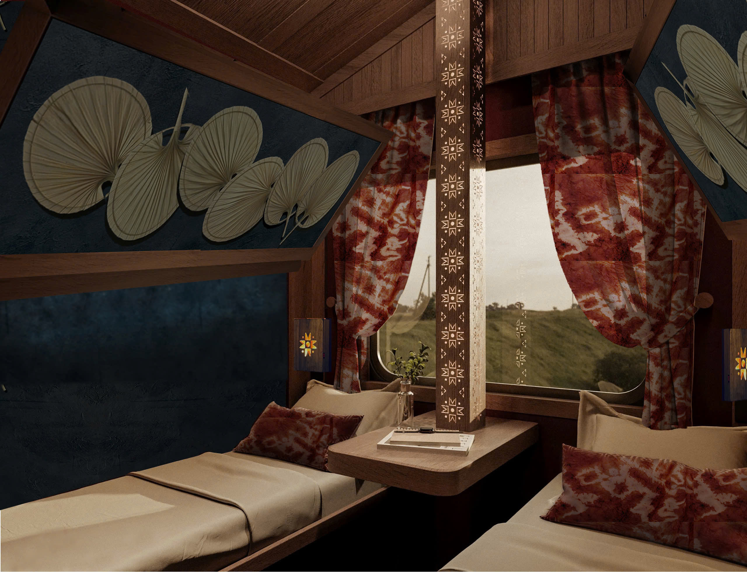 Tonkin VIP 車廂 - 沿途全景窗設計，將窗外美景盡收眼底。