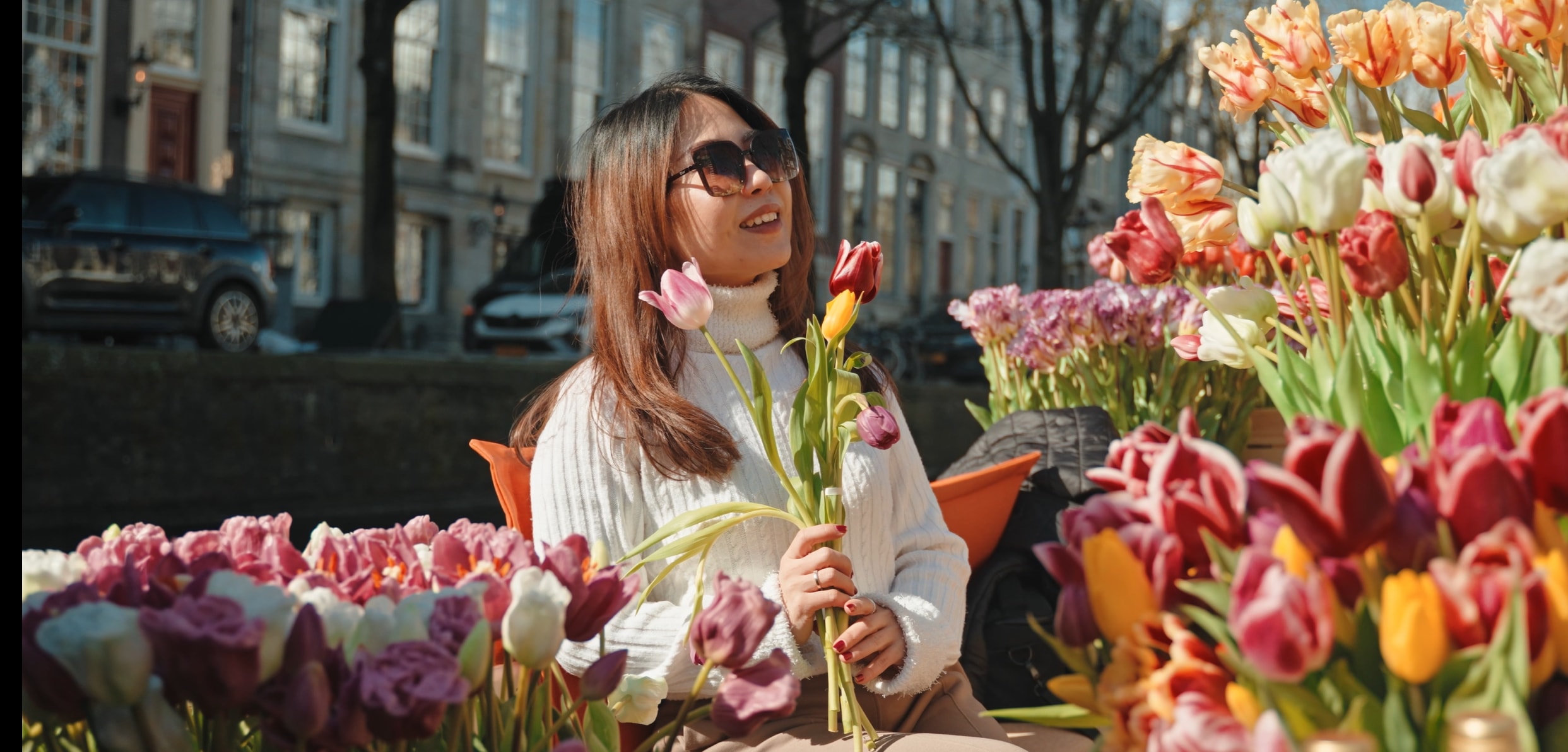阿姆斯特丹 (Amsterdam) 運河豪華遊船賞花之旅（船上酒吧）