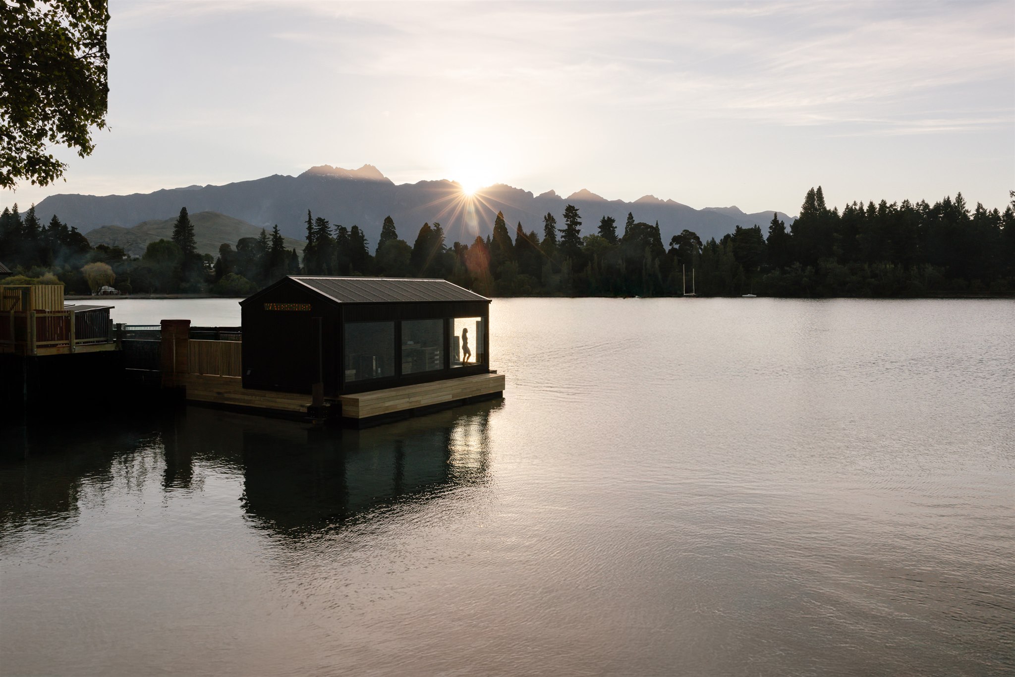 Watershed Sauna on Lake Whakatipu