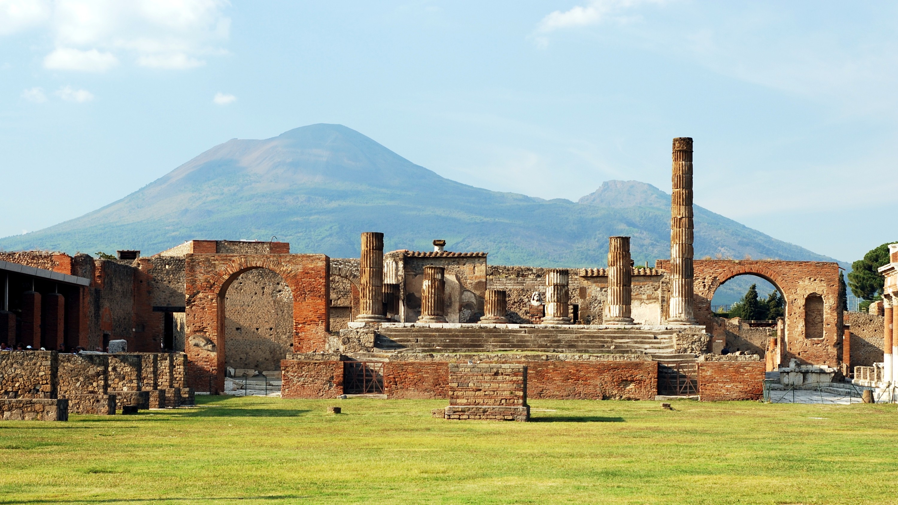Archaeological Park of Pompeii, showcasing well-preserved ruins that reveal ancient Roman daily life