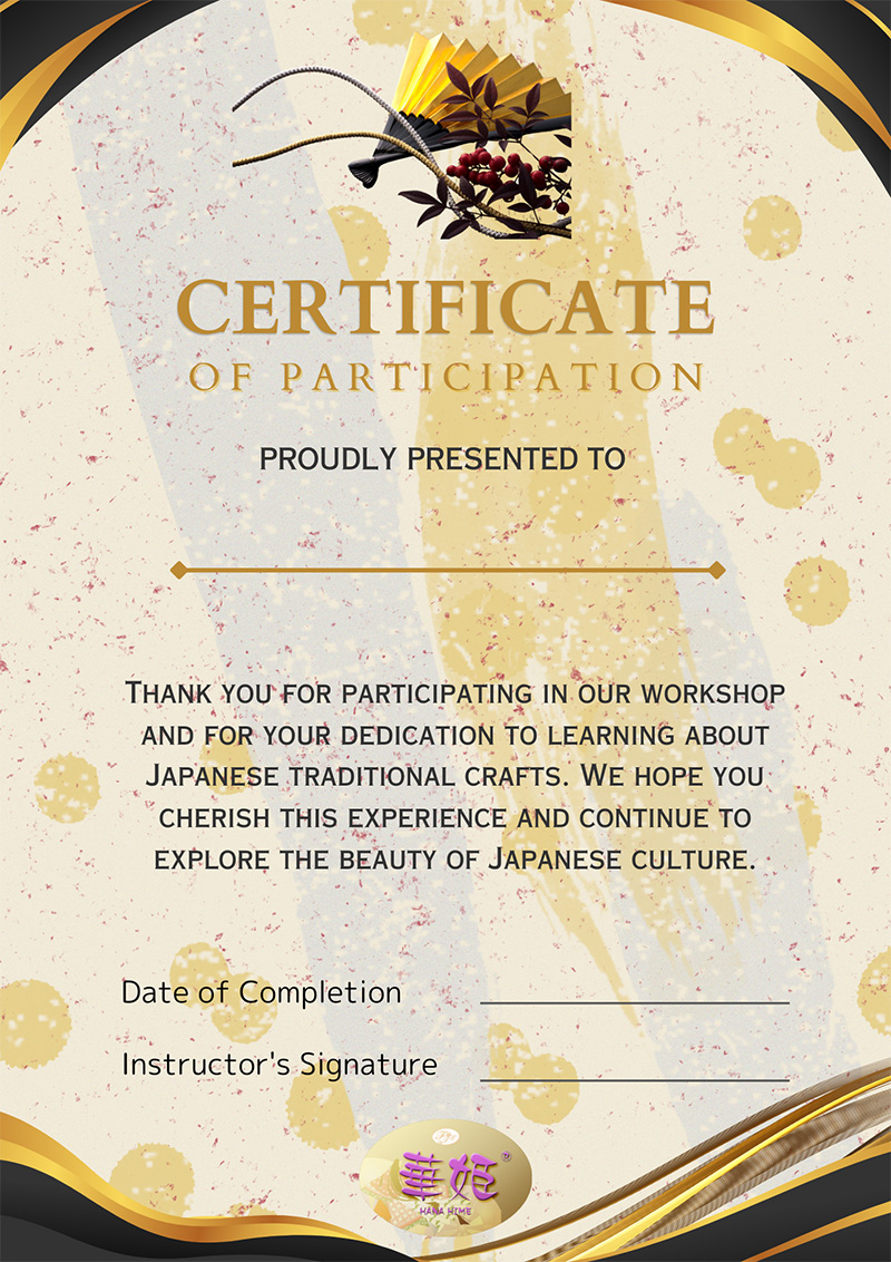 日式髮飾和胸針製作體驗（京都）