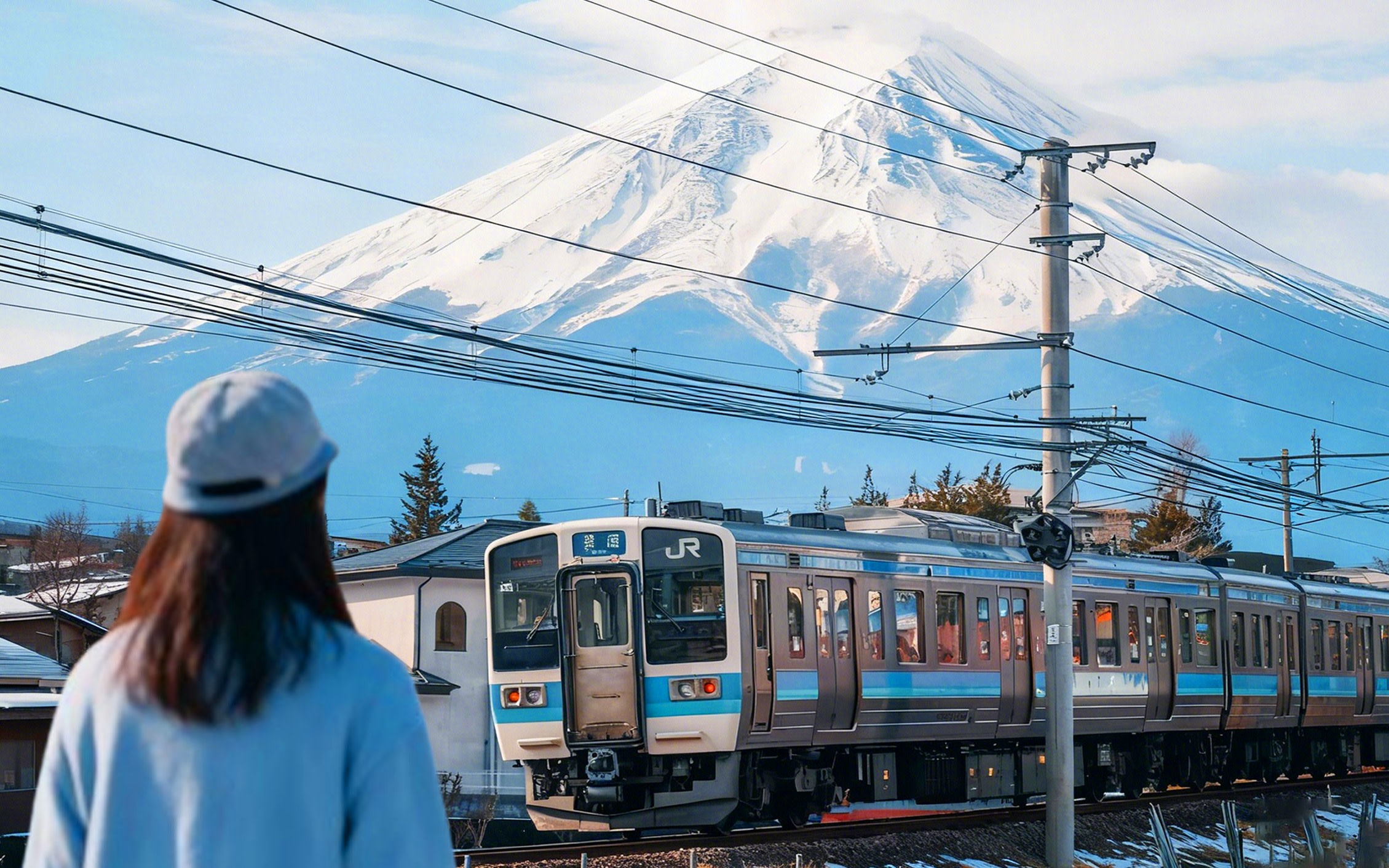 Mount Fuji, Lake Kawaguchi sightseeing train, fruit picking, and Oishi Park day trip