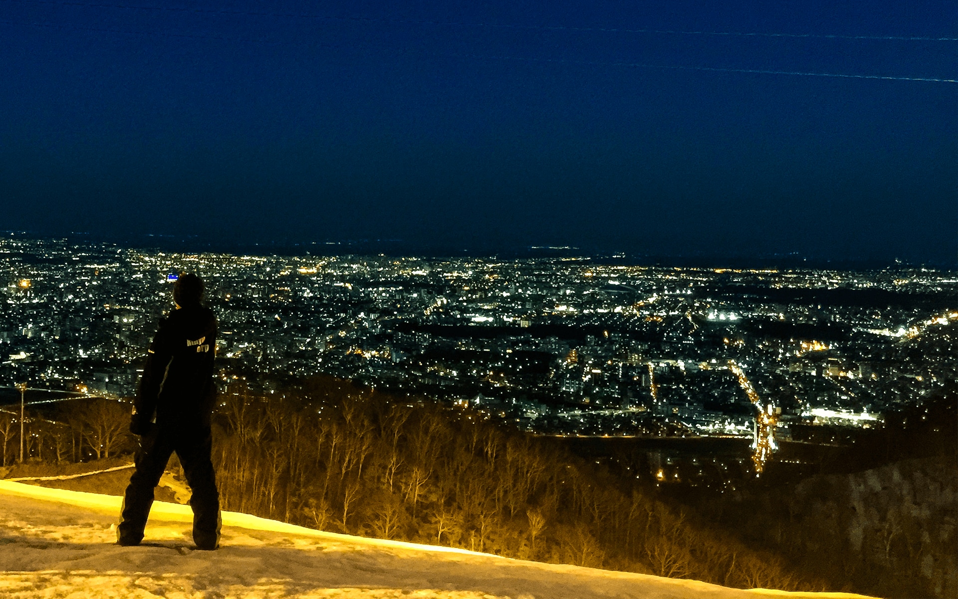 札幌出發的藻岩山夜滑體驗
