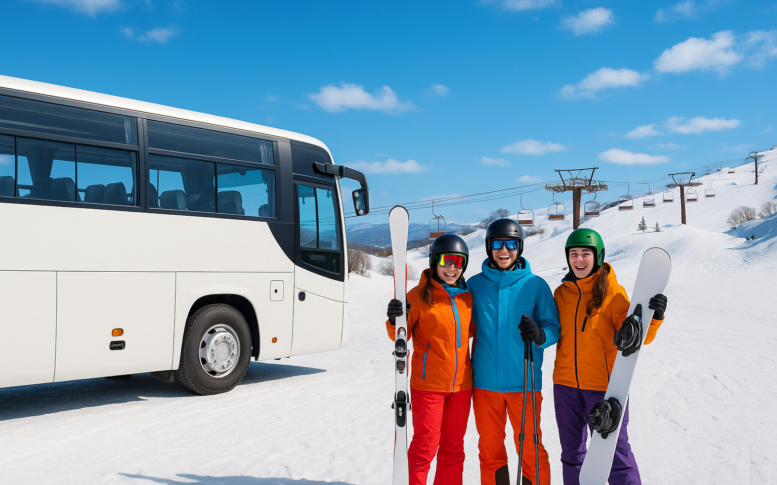 Biwako Hakodateyama Ski Resort One-day Ski Tour