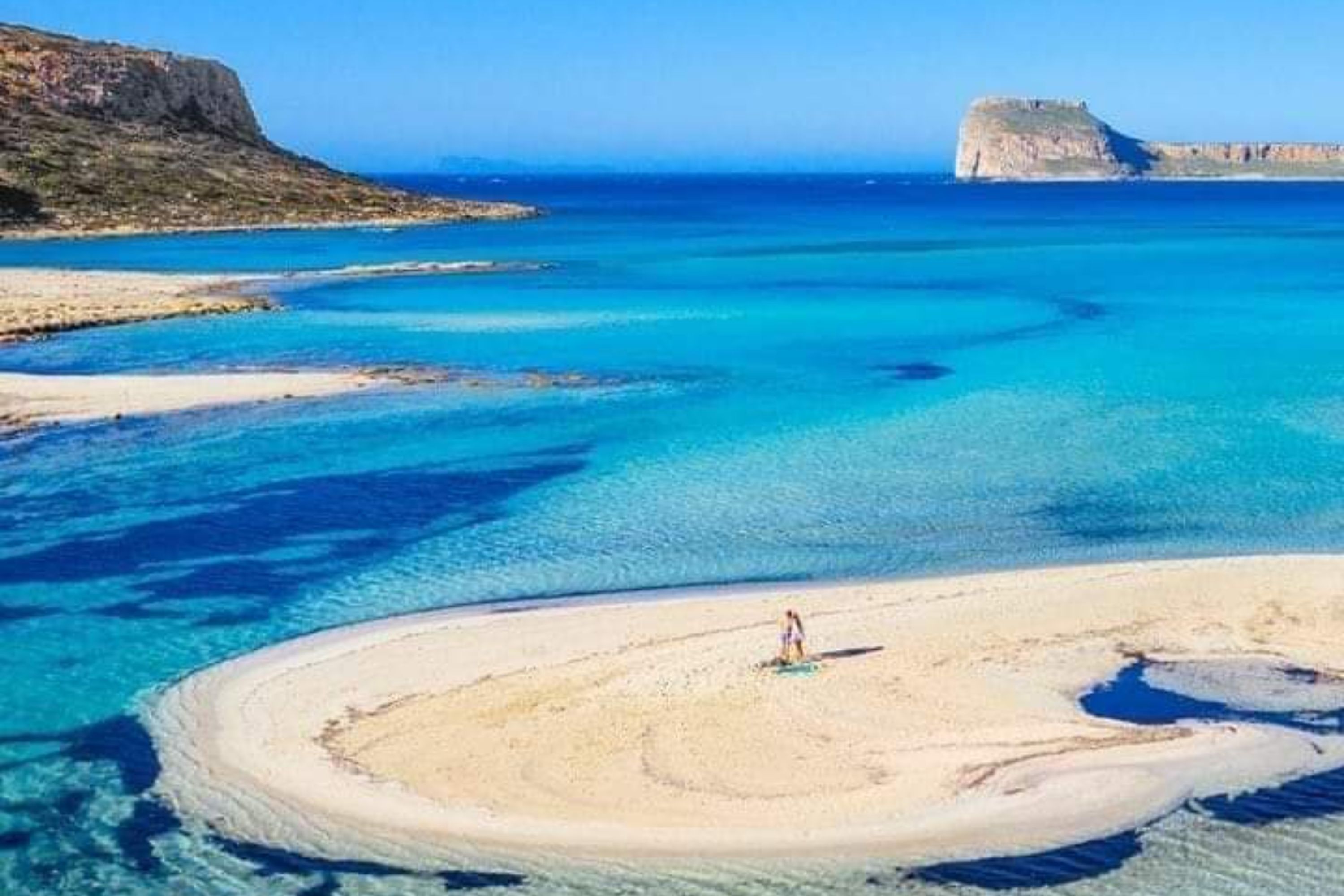 Cruise through Crete's stunning coastlines to the hidden gems of Gramvousa and Balos