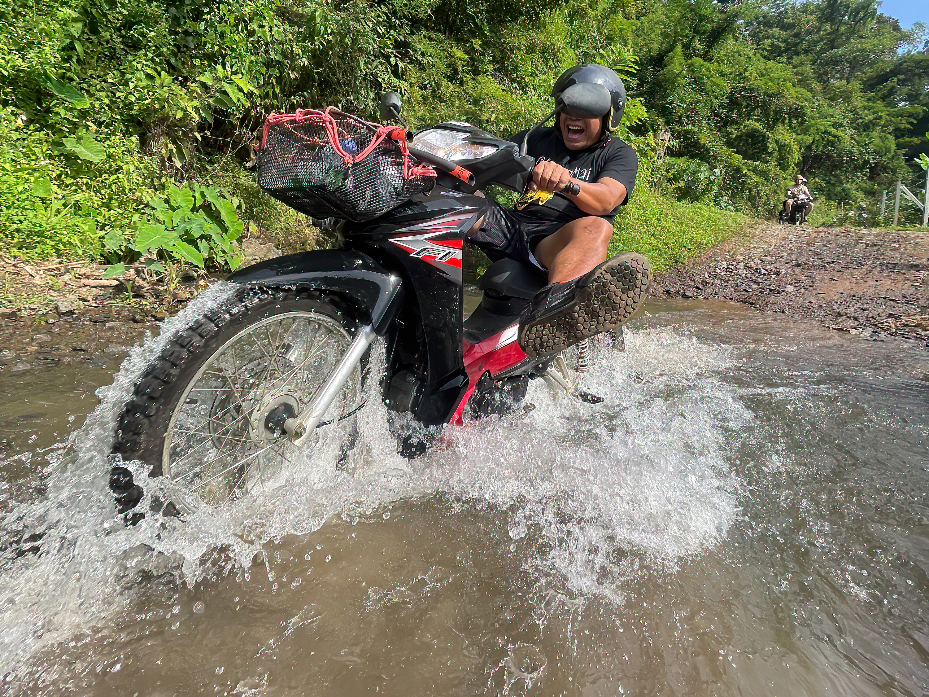 Takkatan Cave & Elephant Fun Farm Scooter Tour from Chiang Mai