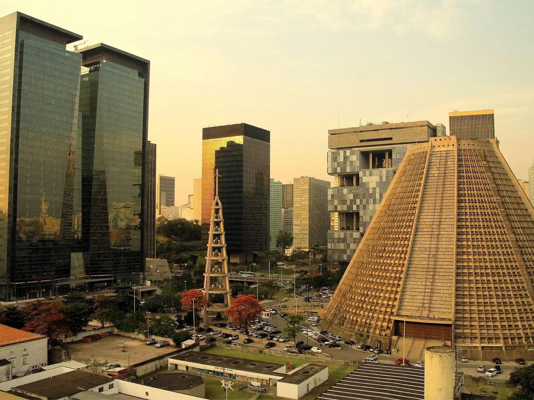 Watch the sunset from Sugarloaf Mountain as Rio glows and the sky turns gold