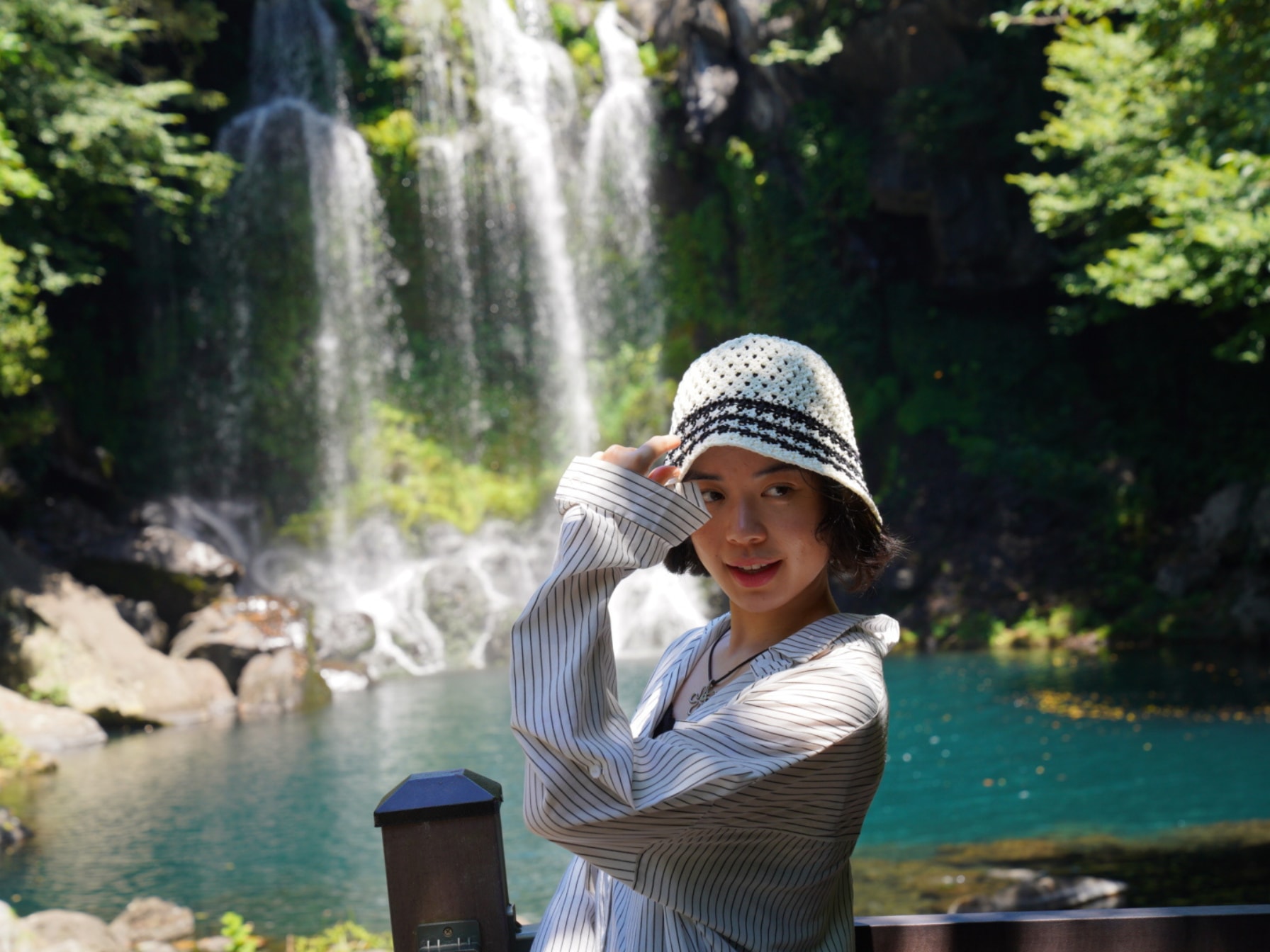  천제연폭포 (Cheonjeyeon Falls) 的絕美景色
