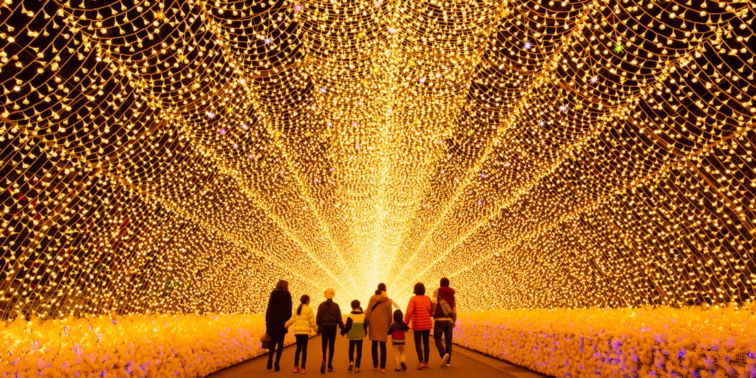 御在所岳・なばなの里 イルミネーション 日帰りツアー（三重 / 大阪発）