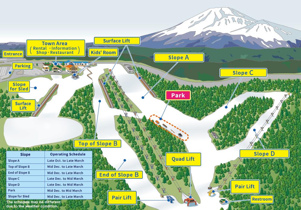 ski resort map