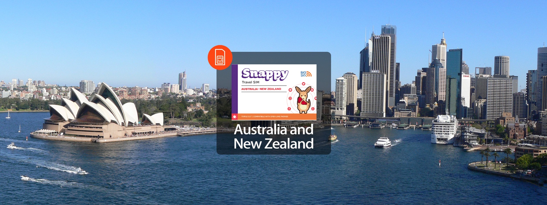 澳洲＆紐西蘭 4G LTE 上網 SIM 卡（可自選流量）- 馬尼拉機場領取