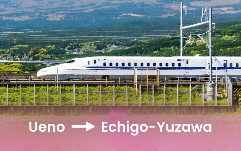 Ueno to Echigo-Yuzawa - Japan Rail Shinkansen (Bullet Train) Ticket