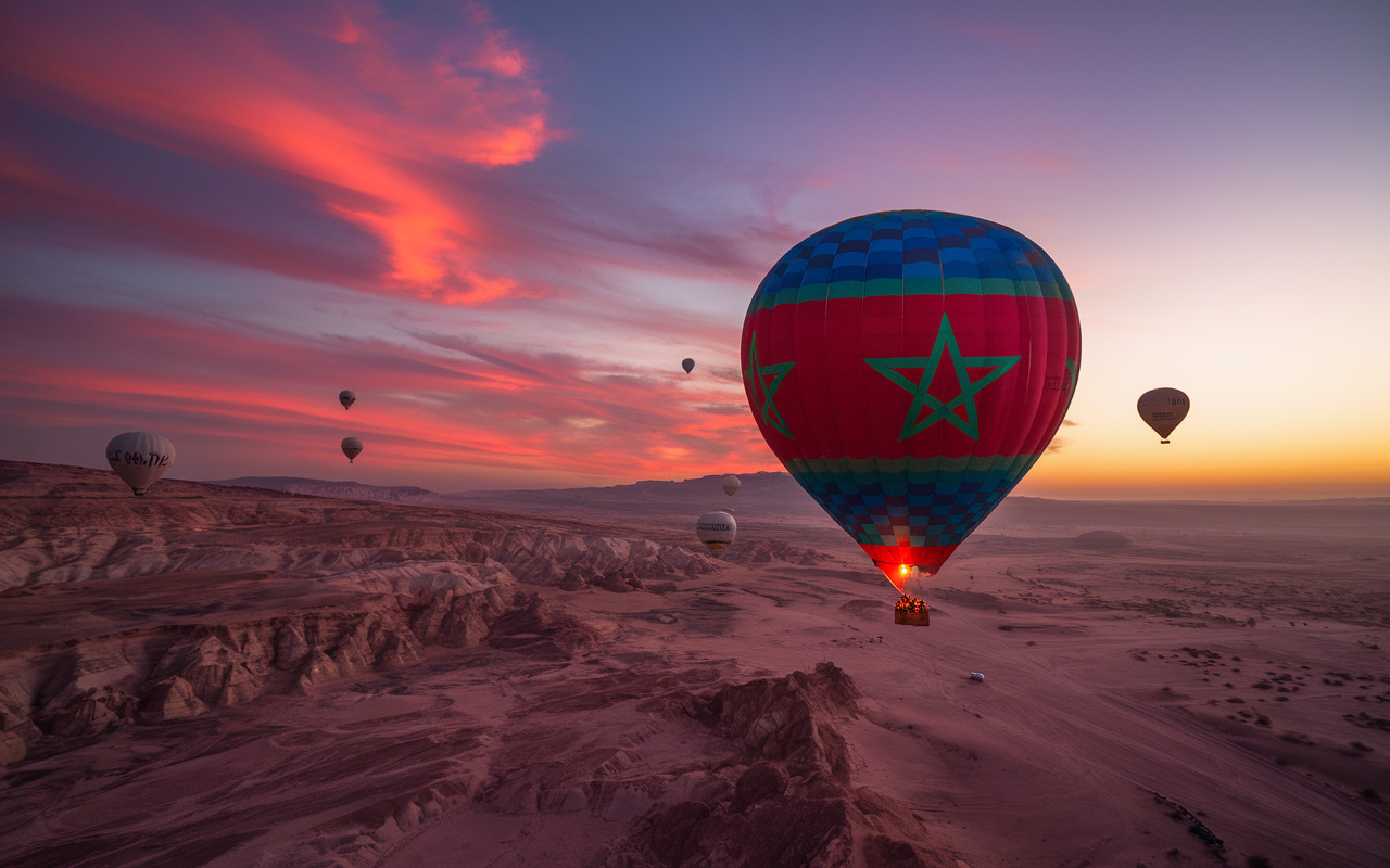 Marrakech: Balloon Flight, Berber Breakfast with Pick up