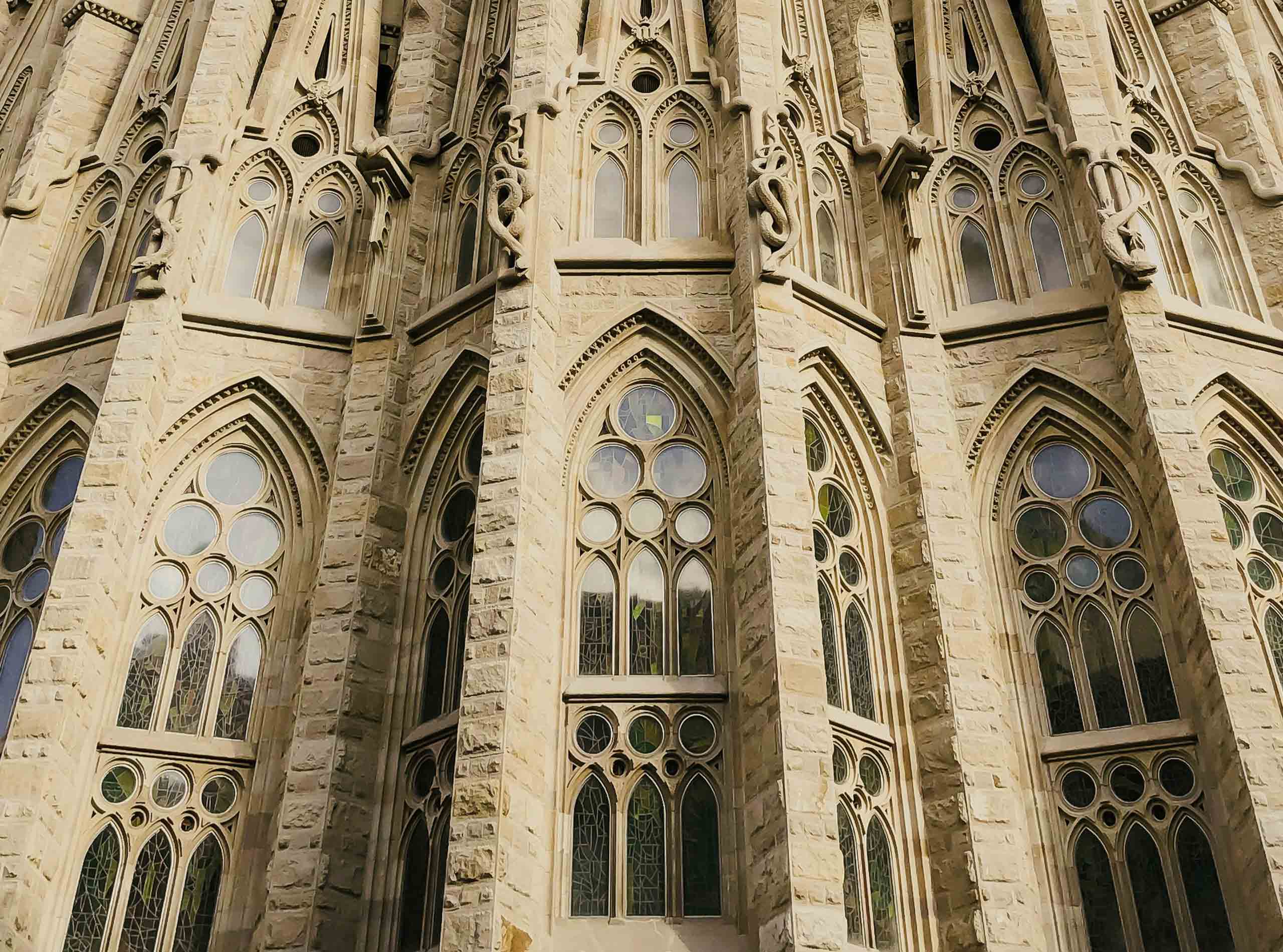Lights and Shadows of the Sagrada Familia With Ticket And Guide