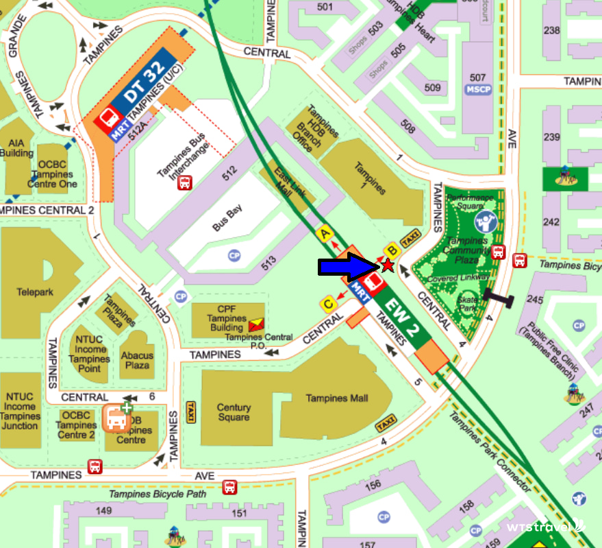 TAMPINES (MRT Exit B)