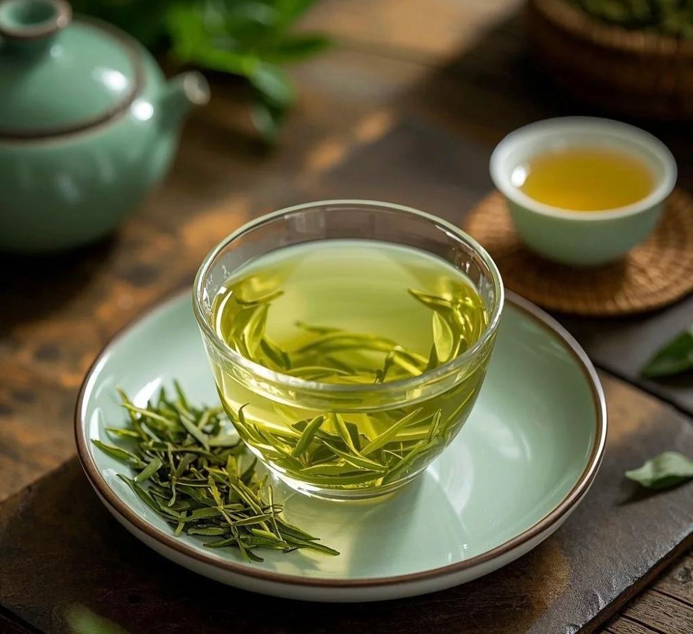 品嚐龍井茶