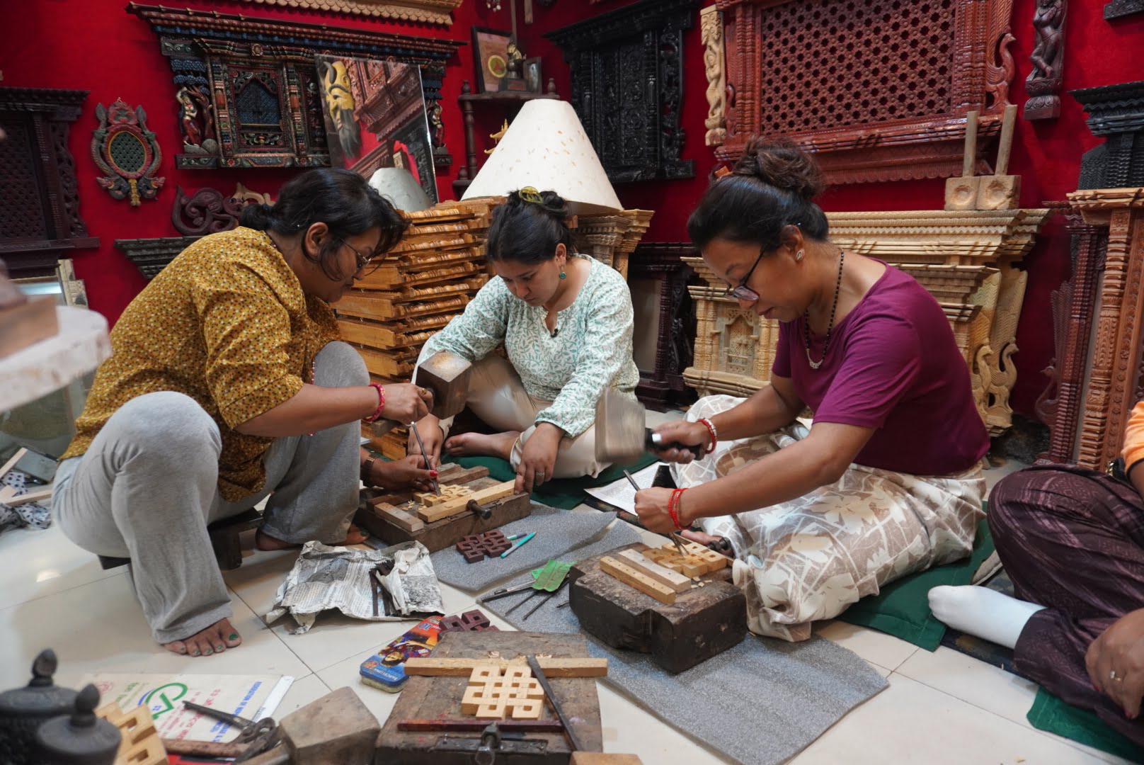  Traditional Newari Wood Carving Experience