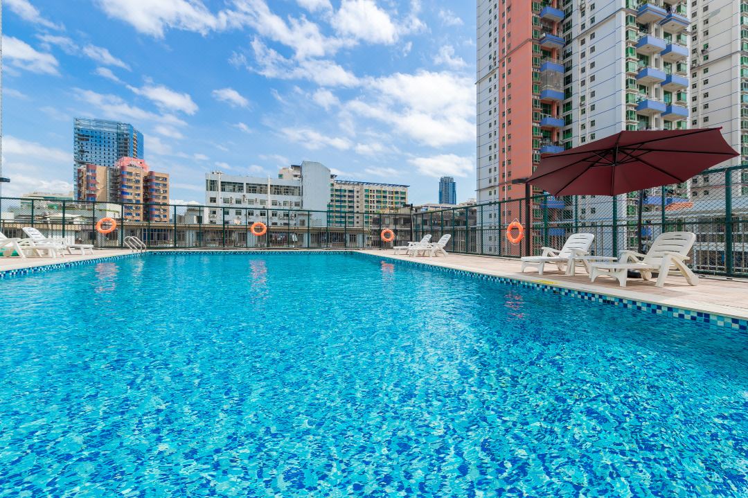 Outdoor swimming pool