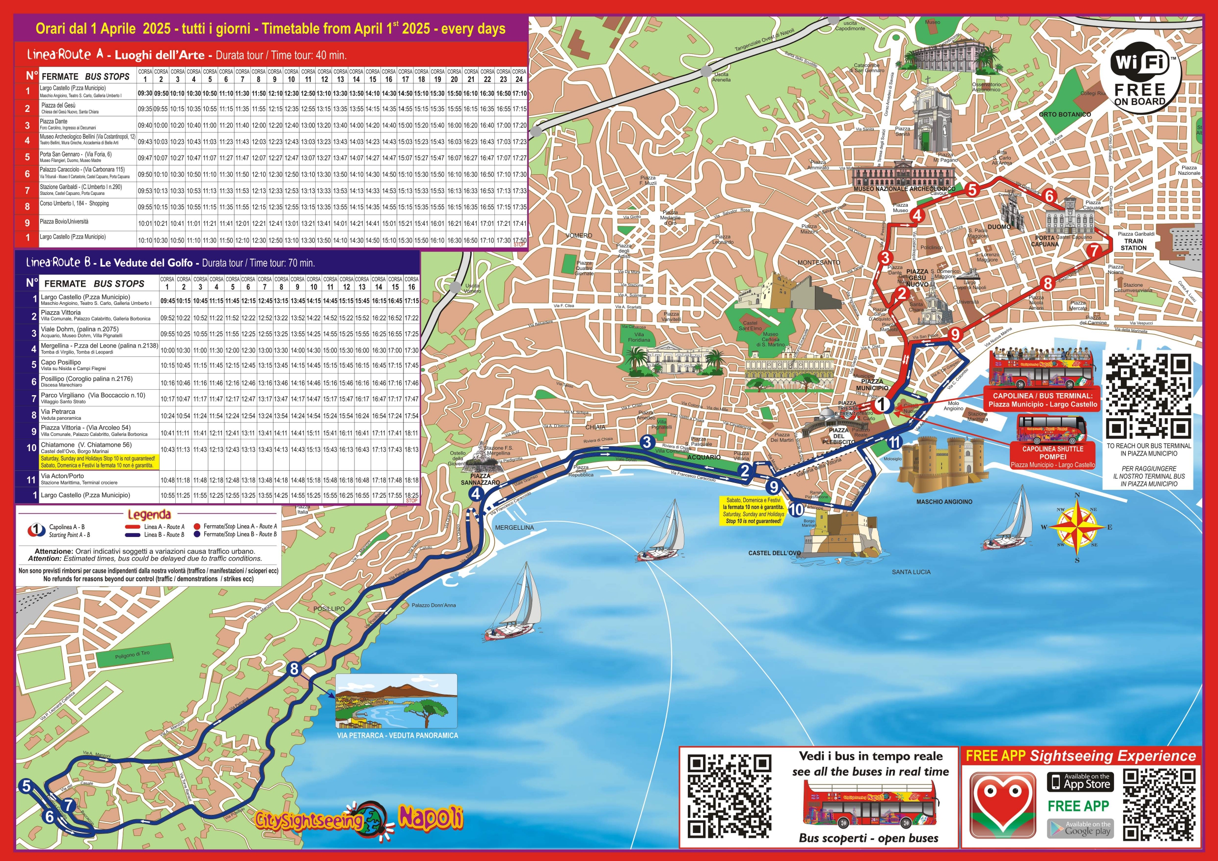 Naples Hop-On Hop-Off Bus by City Sightseeing