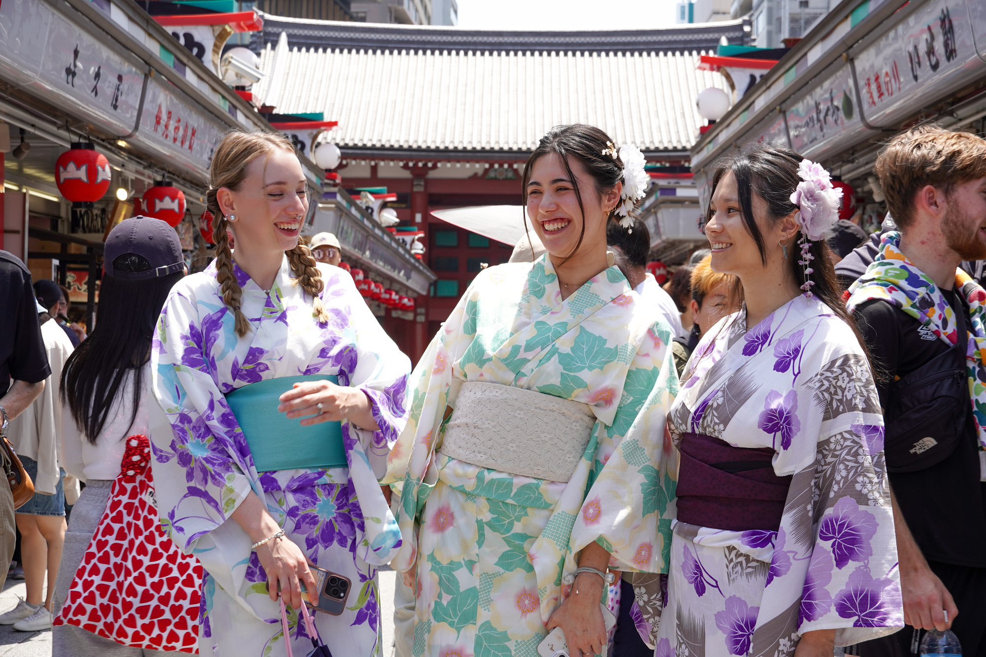 Explore Asakusa Traditions and Food in a Kimono