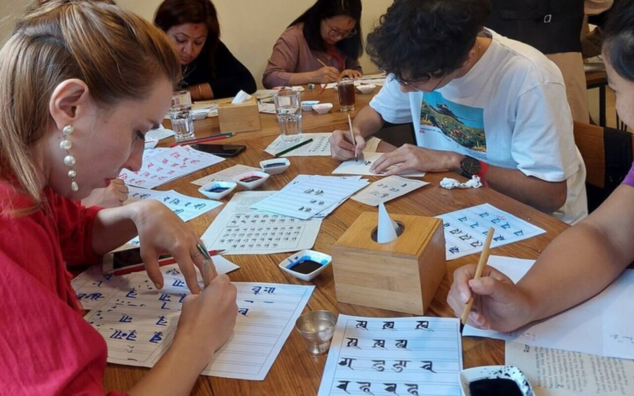 Traditional Newari Script Writing Class – Ranjana Lipi Experience