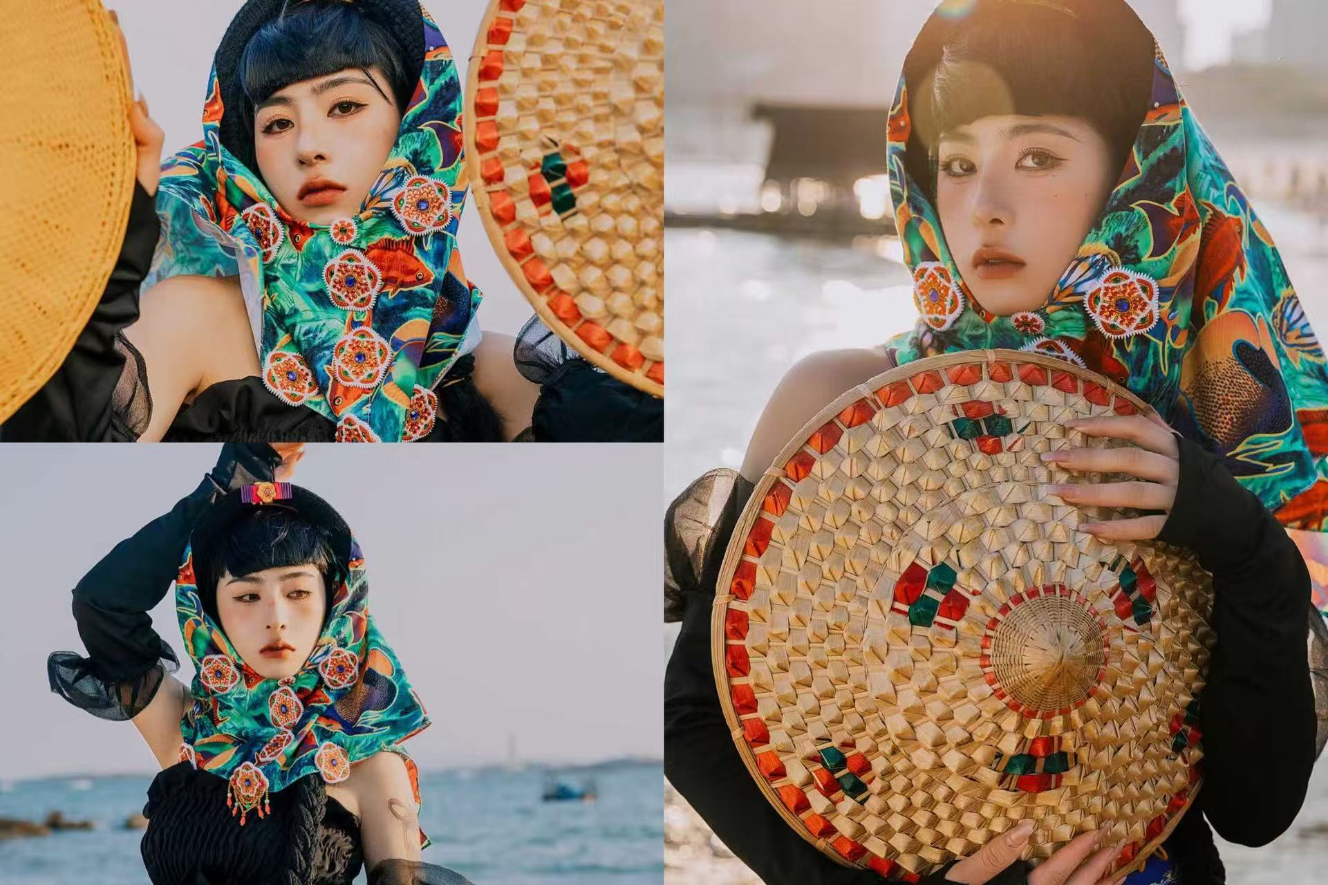 專屬攝影師全程 1 對 1 跟拍，熟稔梧林古村每一個絕美機位，紅磚古厝、百年古巷的氛圍感輕鬆拿捏