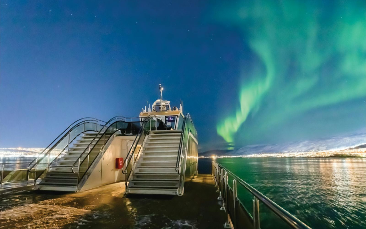 Ужин-круиз с северным сиянием из Тромсё