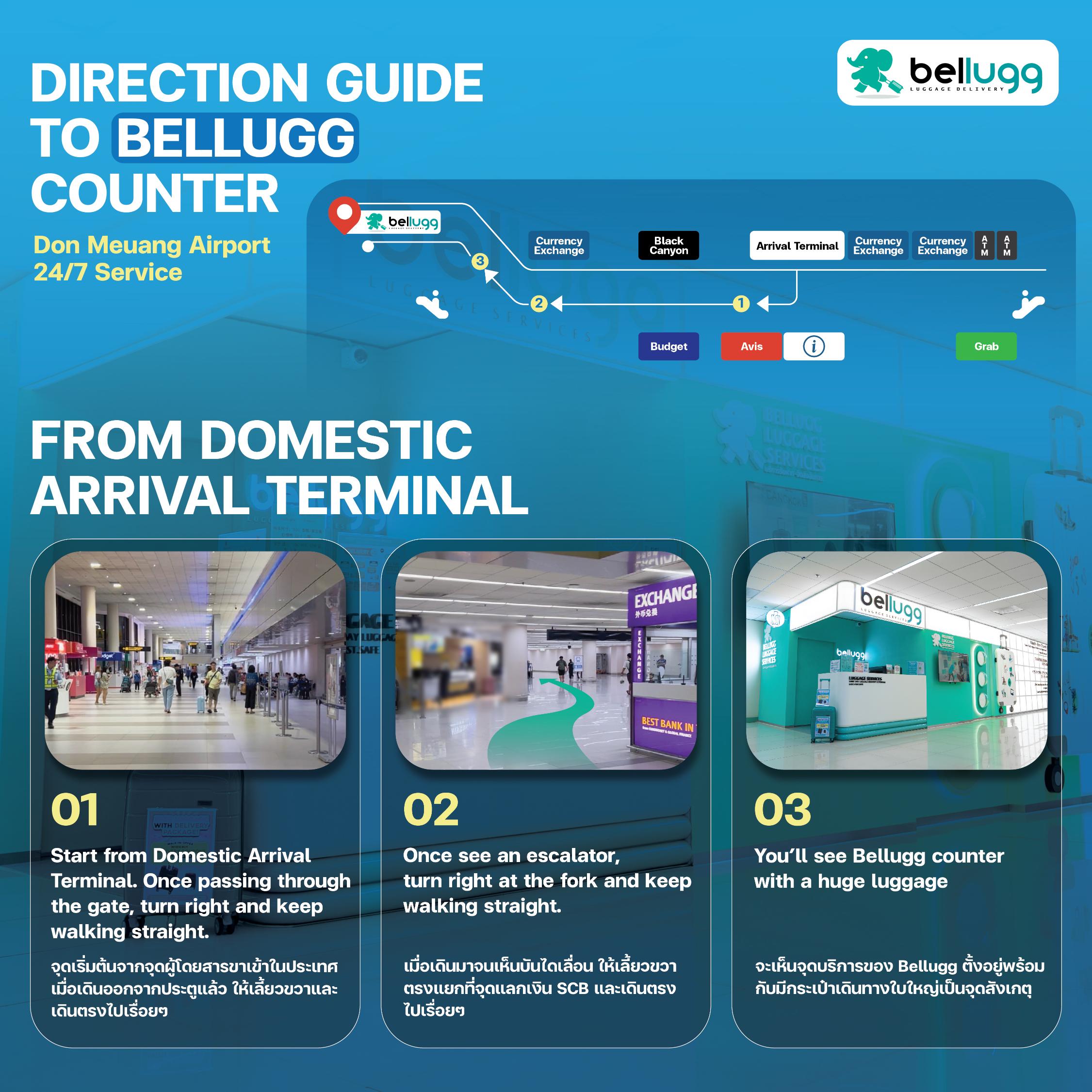 Bellugg - Don Mueang Airport Terminal 1 (International Arrival) Gate 8