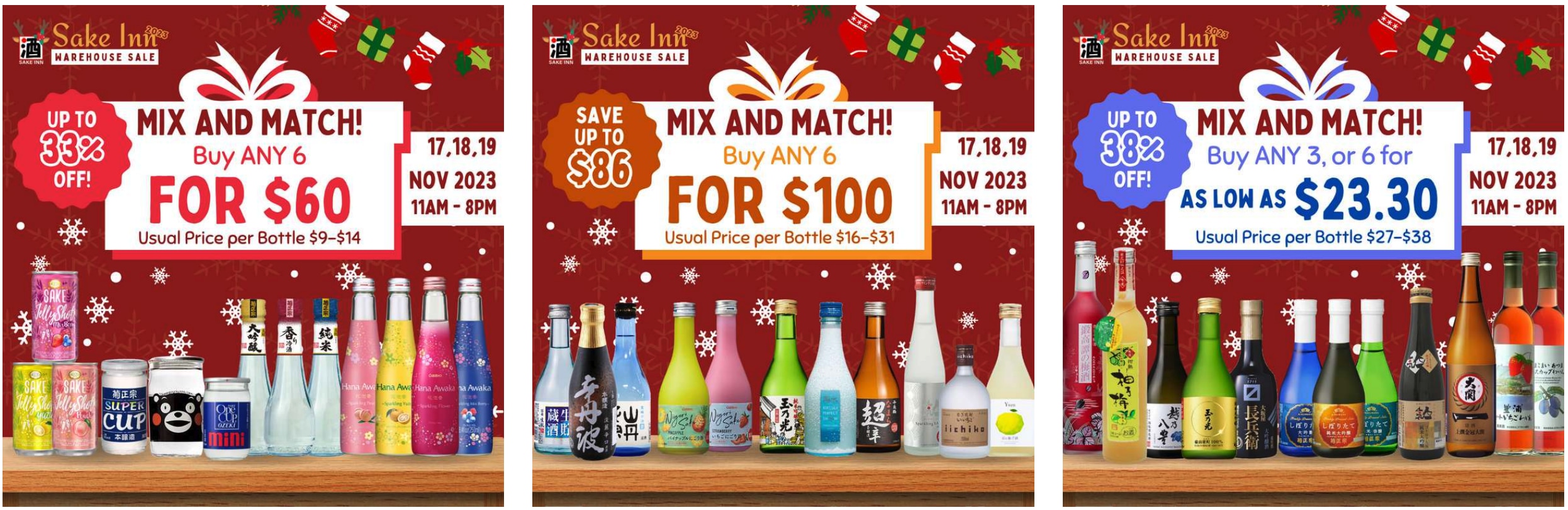 Sake Inn Warehouse Sale in Singapore