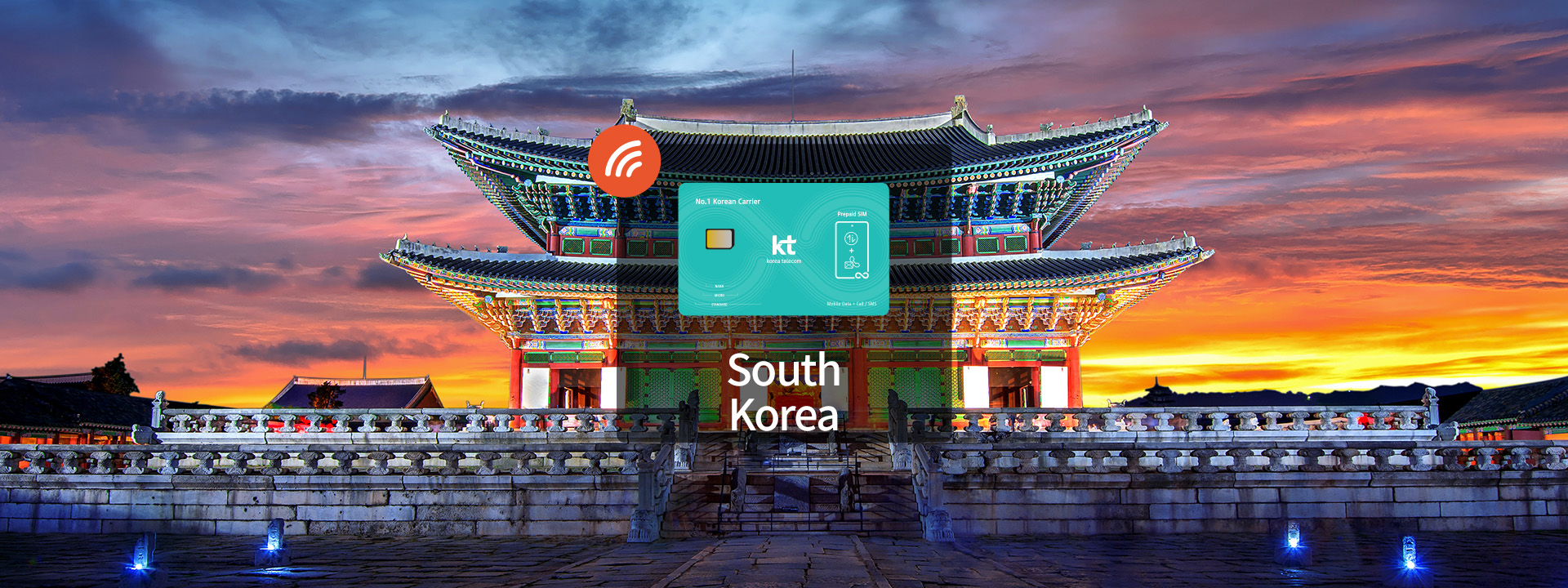 【優惠】韓國無限量4G預付費上網SIM卡（韓國機場領取）- KT Olleh 提供