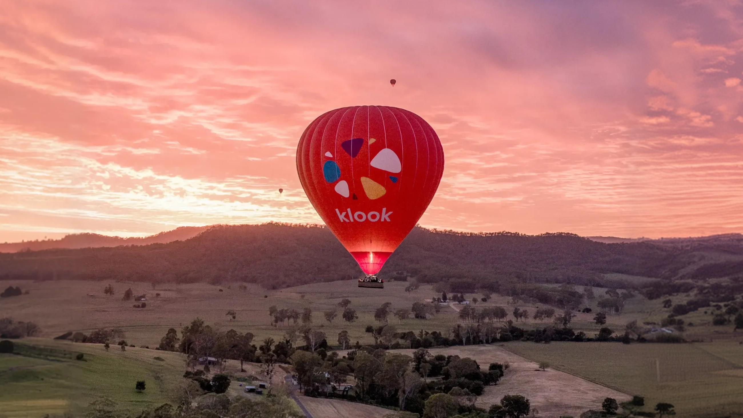Klook Gold Coast Hot Air Balloon Experience with Sparkling Wine