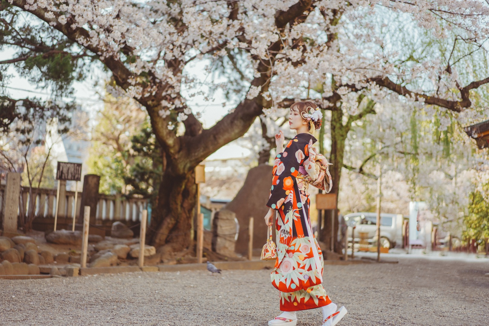 Kimono Yae Rental Experience in Asakusa