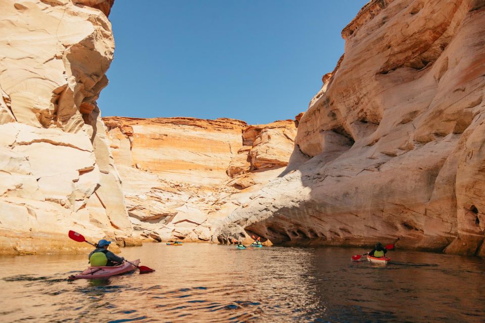 Page/Lake Powell: Guided Kayak & Water Antelope Canyon Tour