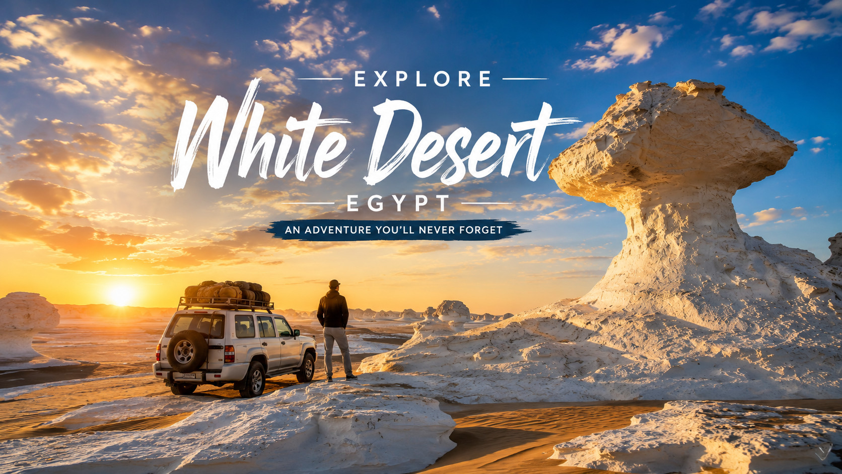 All-Inclusive 2-Day White & Black Desert Camping with 4WD & BBQ