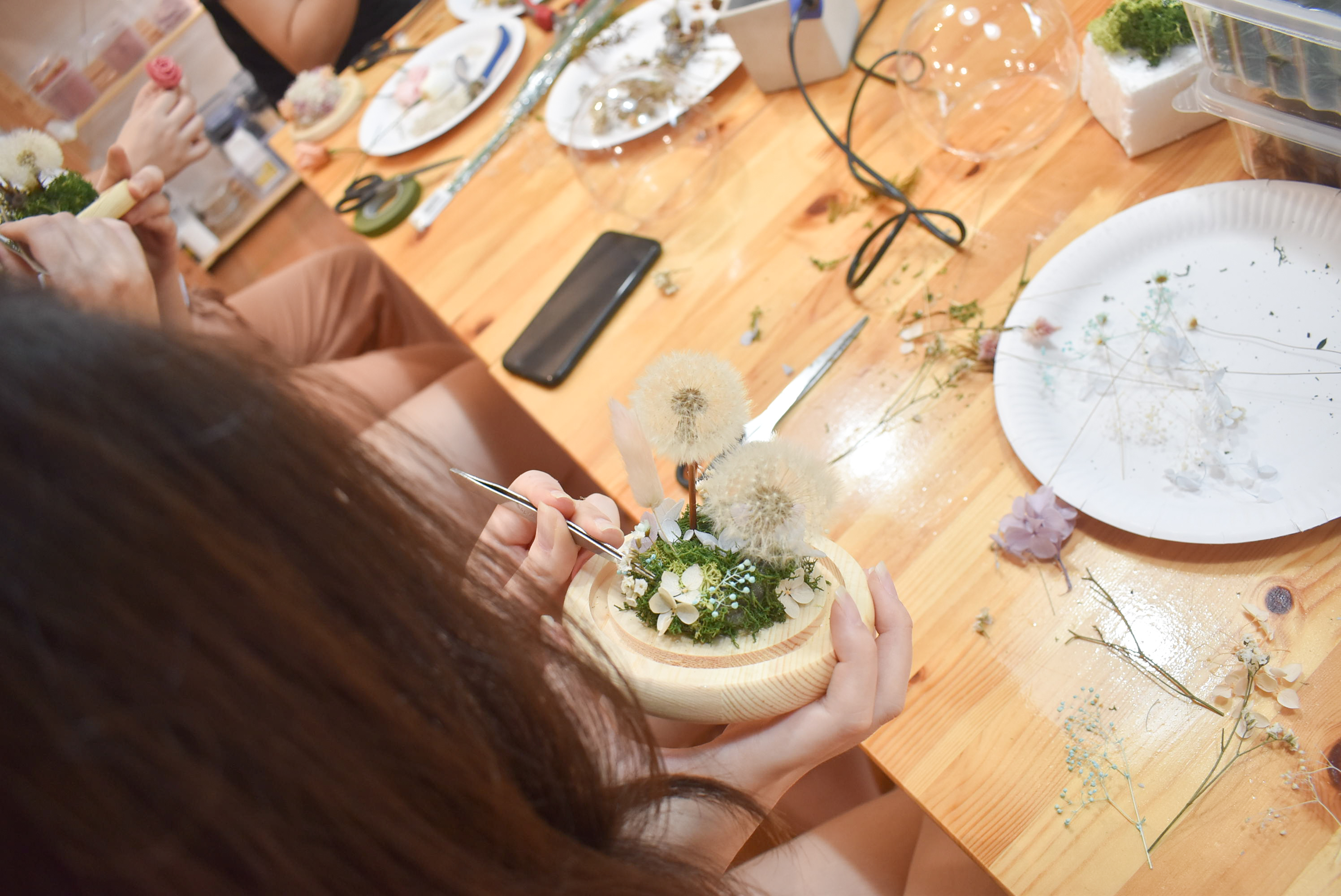 瑪麗蒙蒲公英玻璃罩花盅體驗