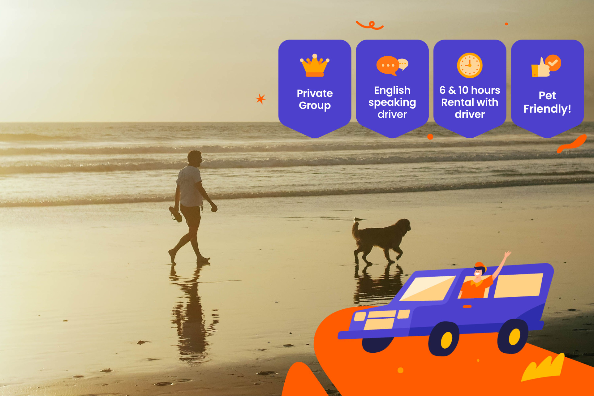 [Pet-Friendly] Bali Private Car Rental with Driver