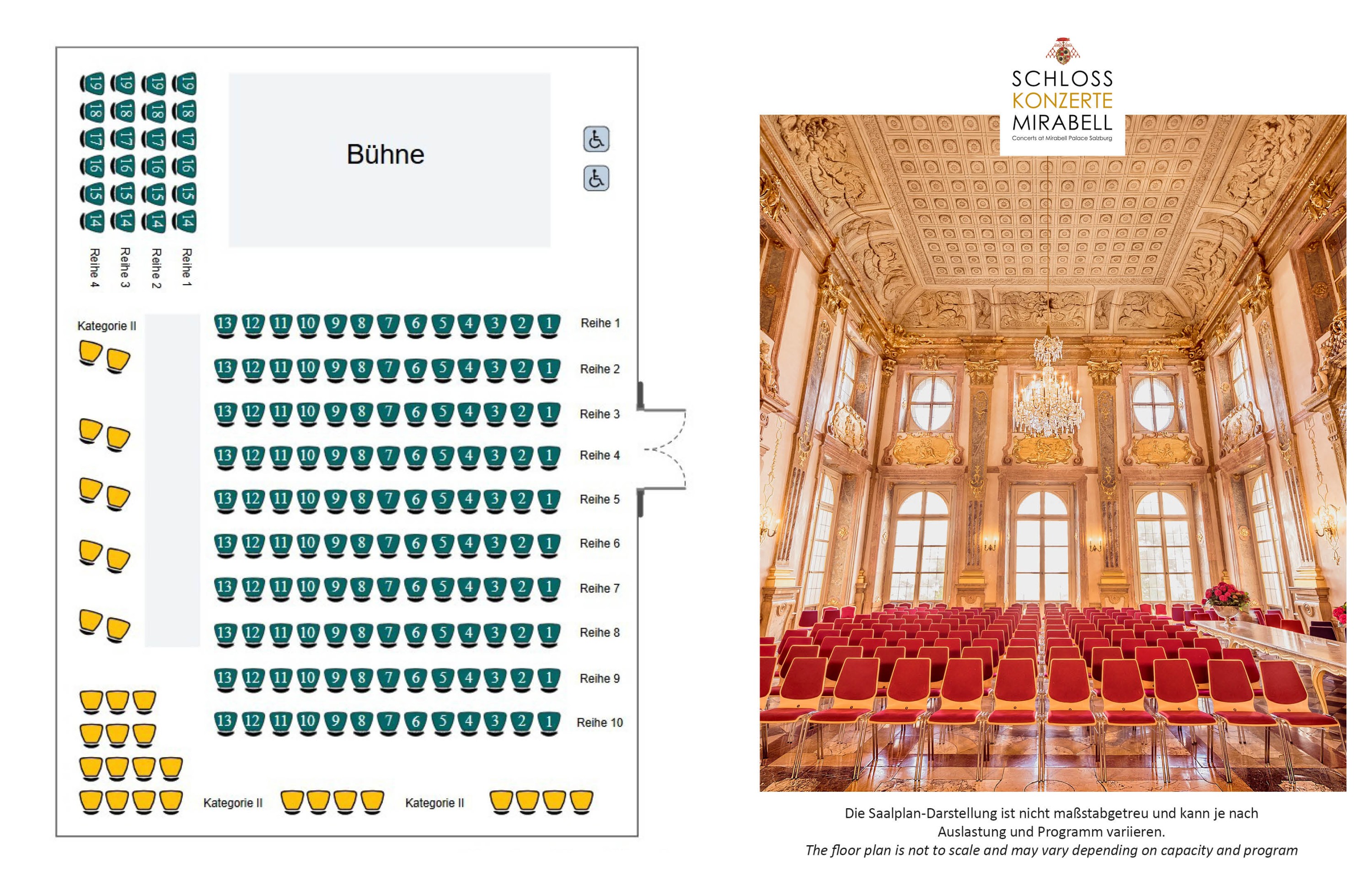 馬貝爾廳座位圖