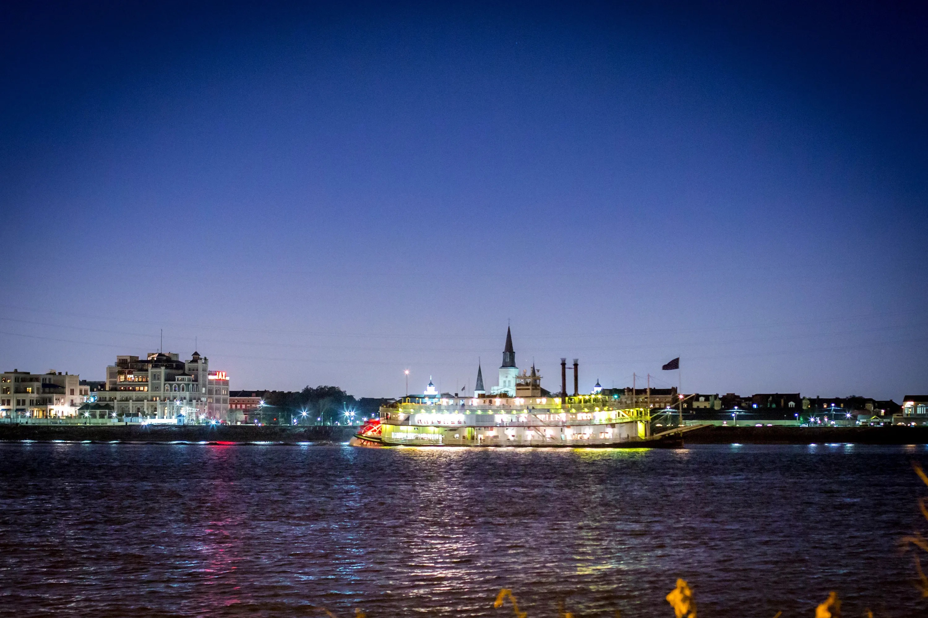 紐奧良 Steamboat Natchez 夜間爵士遊船體驗