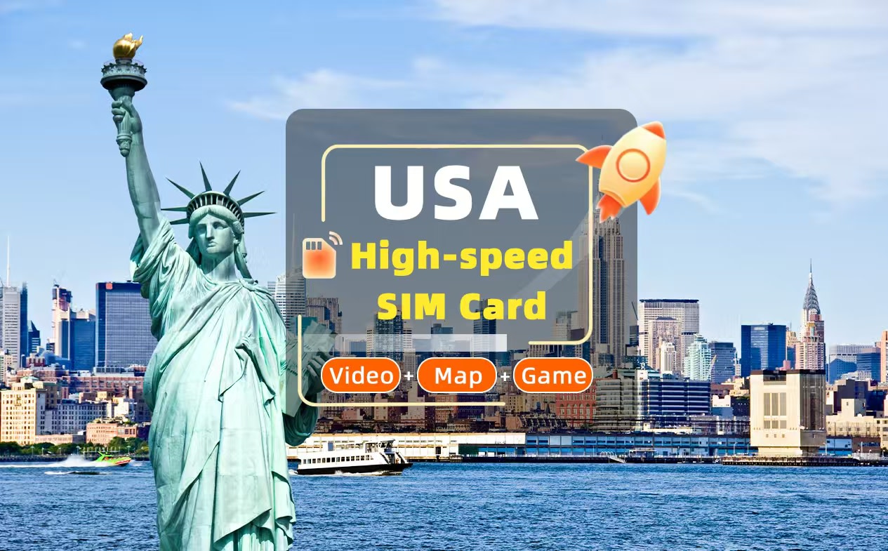 USA Data SIM card (Hong Kong Airport Pickup)