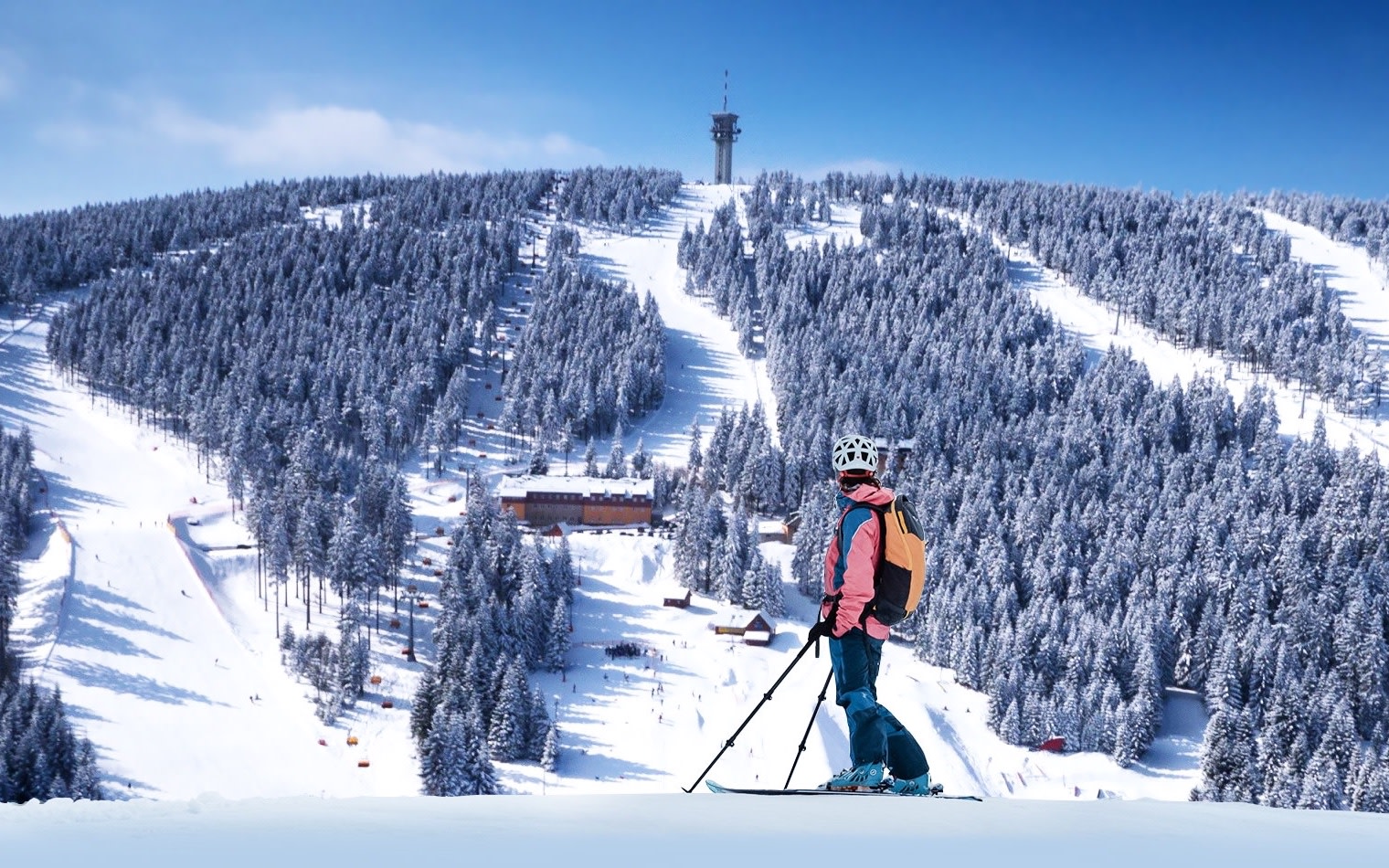 From Prague: One-Day Ski Adventure with Ski Instructor