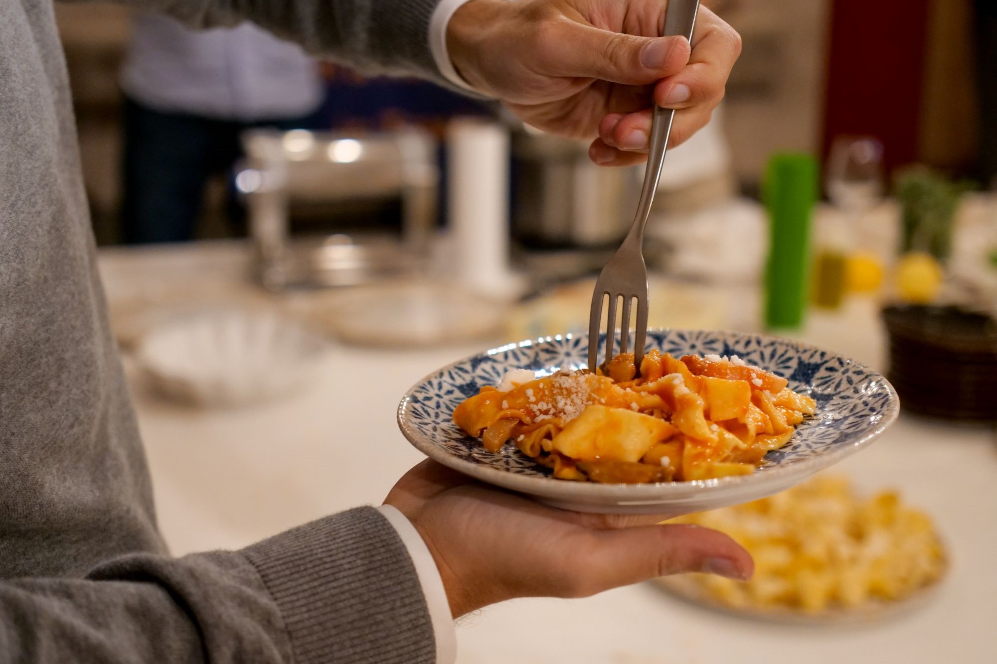 Pasta Making and Wine Tasting in Trastevere