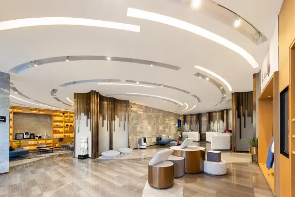 Hotel lobby environment display picture